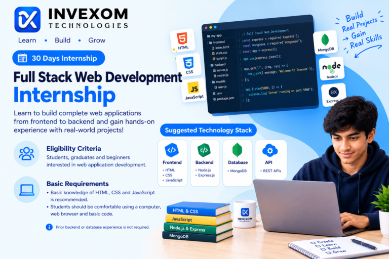 Full Stack Web Development Internship