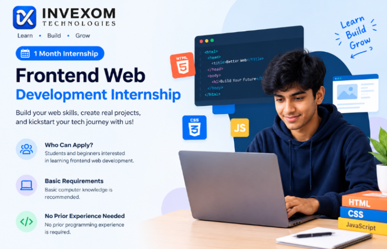 Frontend Web Development Internship
